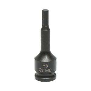 Cheie tubulara de impact hex H5, 60mm, patrat 3/8 Cr-Mo, Cod: DISTS97 - Img 1