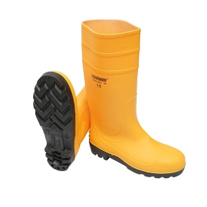Cizme de lucru din cauciuc, galben, marimea 42 , Cod: DISPN99, Marca: CROWNMAN - Img 1