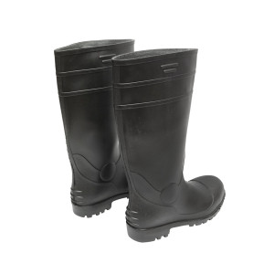 Cizme de protectie din PVC negre cu bombeu otel marimea 40 005GB, Cod: BK90915 - Img 3