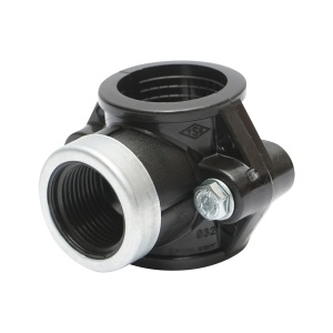 Clema bransament compresiune D32mmx3/4, PN16, Cod: DISLU71, Brand: Poelsan - Img 1