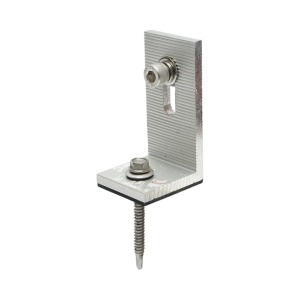 Clema L, element fixare pentru tabla, prinderi panou solar fotovoltaic sistem A 20mm Breckner Germany, BK78527