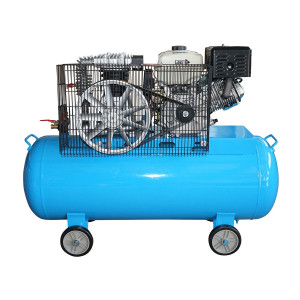 Compresor aer 200L putere 4.8kW/6.5CP presiune 8 Bar, debit 200L/min cu motor pe benzina 15CP si pornire electrica, Cod: BK78556, Brand: BRECKNER GERMANY - Img 3