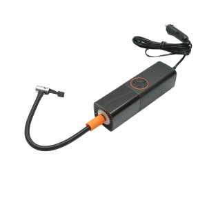 Compresor aer smart portabil digital LED 12V/70W, lanterna LED, functie setare oprire automata, accesorii incluse, Cod: BK79823 - Img 5