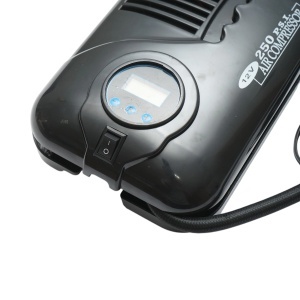 Compresor aer umflat roti digital 12V, 250PSI, oprire automata, cablu 2.8m, alimentare priza bricheta auto, BK88886 - Img 6