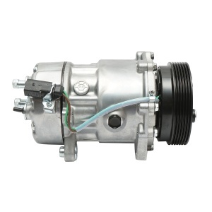 Compresor clima AC VW, Mercedes-Benz, Audi, Ford, Seat, Skoda cod OEM 1J0820803A, 1J0820803NX, BK76087, BRECKNER GERMANY - Img 2