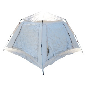 Cort camping 2 persoane pliabil automat pop-up, 2 usi, deschidere 4 parti, plasa anti-insecte, impermeabil 240x240x155cm, Cod: DISTV03 - Img 8