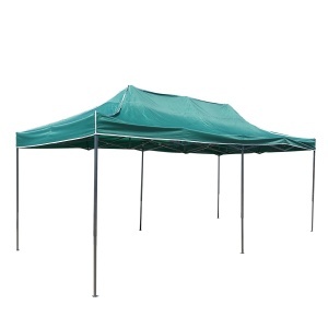 Cort pavilion pliabil 3x6m verde impermeabil, inaltime reglabila, cadru metalic Breckner Germany, BRECKNER GERMANY, BK76221 - Img 2