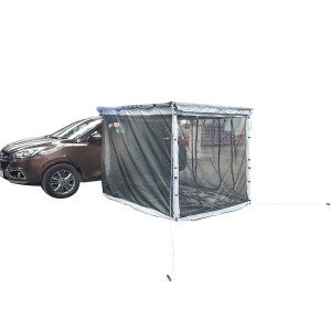 Cort umbrar lateral auto 200x250cm, marchiza, pliabil cu prindere pe plafon si plasa anti insecte Cod: DISMM36, Breckner Germany
