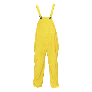 Costum impermeabil XXL cu gluga si salopeta din poliester si PVC, galben, Cod: BK77434, Breckner Germany - Img 2