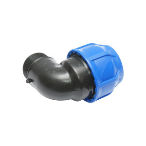 Cot compresiune, cu filet exterior, D40mmx1-1/4 toll, PN16, pentru sisteme de irigatii, Cod: DISLV77, Poelsan - Img 3