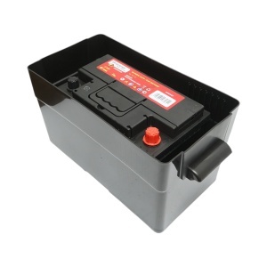 Cutie baterie auto 12V cu voltmetru DC 6-30V, intrerupator alimentare 100A, priza bricheta, afisaj LCD, 2xUSB 350x180x200mm, DISTP65 - Img 3