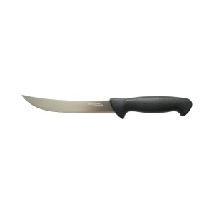 Cutit dezosat curbat profesional 15cm, lama otel 5Cr15MoV, maner PP negru Breckner Germany, AAA421