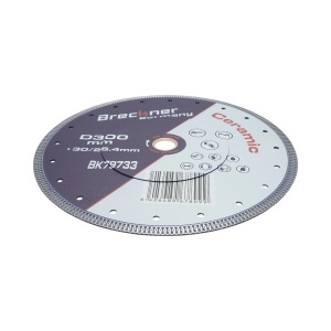 Disc diamantat turbo continuu 300x30/25.4mm, taiere umeda/uscata pentru ceramica dura, gresie, faianta Breckner Germany, BRECKNER GERMANY, BK79733 - Img 3