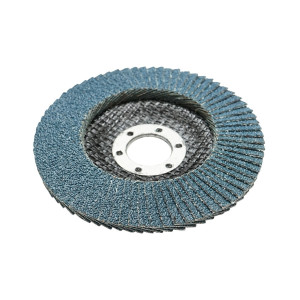 Disc lamelar, abraziv, cu zirconiu, pentru taiat si polizat metal, inox, P40, 115mm, Cod: BK77204 Echivalență: DISGX92, Breckner Germany - Img 3