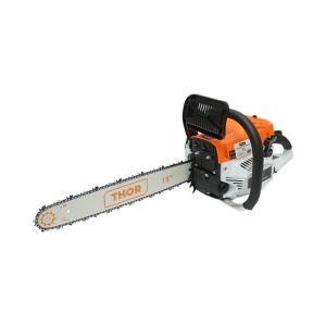 Drujba pe benzina profesionala 2 timpi 58cc, 3.3CP, 8500rpm, lama 18 inch (450mm) THOR, 40TH485 - Img 4