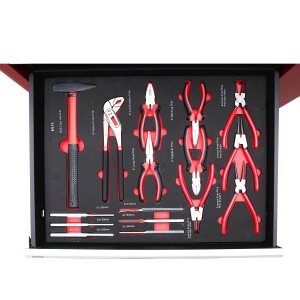 Dulap carucior metalic cu scule 7 sertare 245 piese, Cod: BK92505, Brand: BRECKNER GERMANY - Img 3
