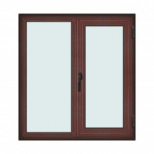Fereastra 120x130cm, 2 canate, mahon, dreapta si rabatare, Klass, 7cm, 6 camere, 2 garnituri - Img 1