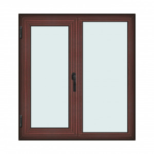 Fereastra 120x130cm, 2 canate, mahon, stanga si rabatare, Klass, 7cm, 6 camere, 2 garnituri