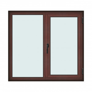 Fereastra 150x140cm, 2 canate, mahon, dreapta si rabatare, Klass, 7cm, 6 camere, 2 garnituri - Img 1