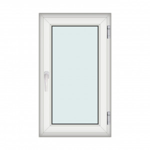 Fereastra 70x120cm, 1 canat, alb, dreapta si rabatare, Klass, 7cm, 6 camere, 2 garnituri