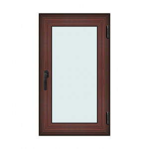 Fereastra 70x120cm, 1 canat, mahon, dreapta si rabatare, Klass, 7cm, 6 camere, 2 garnituri