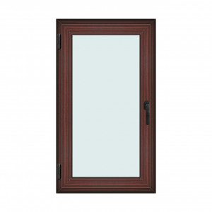 Fereastra 80x140cm, 1 canat, mahon, stanga si rabatare, Klass, 7cm, 6 camere, 2 garnituri