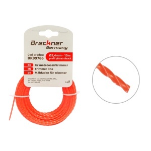 Fir patrat rasucit pentru motocoasa 2.4mmx15m Breckner Germany, BRECKNER GERMANY, BK99766