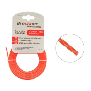 Fir rasucit pentru motocoasa 2.4mmx15m Breckner Germany, BRECKNER GERMANY, BK99761