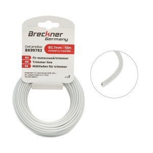 Fir rotund cu insertie metalica pentru motocoasa 2.7mmx10m Breckner Germany, BRECKNER GERMANY, BK99783