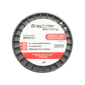 Fir rotund pentru motocoasa, 1.65 mm x 180 m, Cod: BK99721, Brand: BRECKNER GERMANY - Img 2