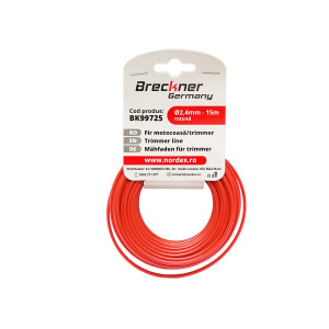 Fir rotund pentru motocoasa, 2.4 mm x 15 m,Cod: BK99725, Brand: BRECKNER GERMANY - Img 2
