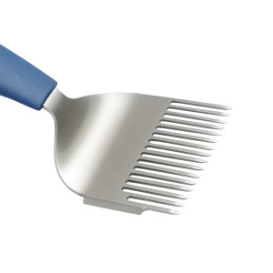 Furculita apicola pentru descapacit din inox cu maner plastic 190mm, Cod: DISKR28 - Img 2
