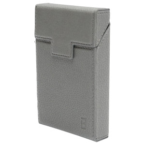 Husa gri din piele pentru pachet de tigari P27 , Cod: BK92099, BRECKNER GERMANY - Img 1