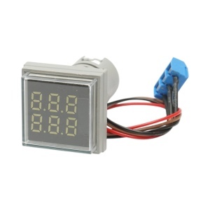 Indicator digital contor LED alb 0-999999, 220V/380V AC Ø 22mm Breckner Germany, BRECKNER GERMANY, BK76652