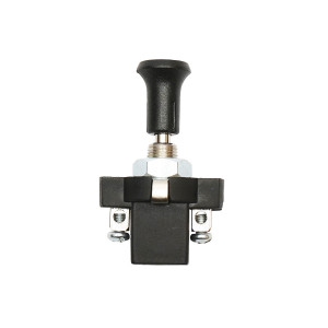 Intrerupator scurt on-off 12V/5A pull switch cu piulita prindere metalica, Cod: BK77244, Brand: BRECKNER GERMANY - Img 3
