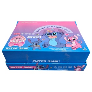 Joc cu Apă „Stitch” – Water Game cu Inele, Model Căruță, Roz - Img 6