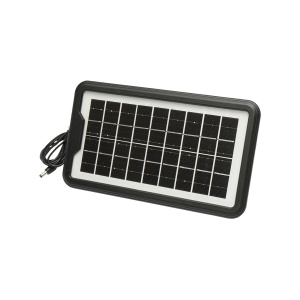 Kit iluminat portabil LED cu 3 becuri/proiector, radio FM panou solar si baterie 6V, 4.5 Ah pentru pescuit camping GD-15, Cod: DISLK27 , Brand: GDPLUS - Img 6