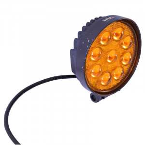 Lampa ceata cu 9 LED-uri 10-30V 27W unghi radiere 30 de grade tip spot, Cod: BK69055S, Brand: BRECKNER GERMANY - Img 4