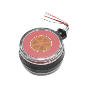 Lampa gabarit LED 12/24V pentru oglinda camion rosu/alb FR0332RW, Cod: BK69862, Brand: BRECKNER GERMANY - Img 3