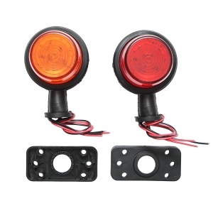 Lampa laterala gabarit rotativa LED 12-24V, galben-rosu FR0237 Breckner Germany, BRECKNER GERMANY, BK76259