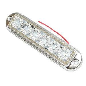 Lampa laterala gabarit slim alba cromata LED 12-24V, galbena FR1286CR, Cod: DISEH34,Brand: BRECKNER GERMANY - Img 2