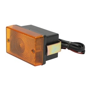 Lampa pozitie sau semnalizare fata galbena cu suport metalic tip brida, Cod: BK90964, Brand: BRECKNER GERMANY - Img 2