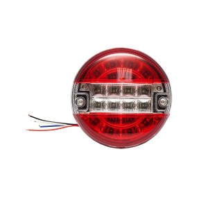 Lampa spate rotunda camion/remorca cu LED 139mm, 12/24V, Cod: BK69112 Echivalență: DISNZ62, Breckner Germany - Img 1
