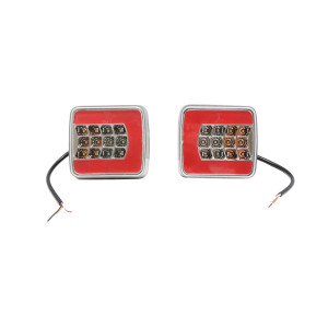 Lampa stop remorca cu Leduri 12/24 V set 106.4x98.8x35mm Cod: BK69018, Echivalență: DISNZ39, Breckner Germany - Img 1