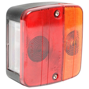Lampa stop stanga/dreapta spate remorca/camioncu iluminare placuta inmatriculare 105x97x49mm, Cod: BK69031, Echivalență: DISSA91, Breckner Germany - Img 2
