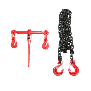 Lant ancorare pentru utilaje grele cu dispozitiv de tensionare pe clichet, greutate suportata 6.3T, lungime lant 4m, grosime zala fi 10mm, Cod: BK92732, Brand: BRECKNER GERMANY - Img 3