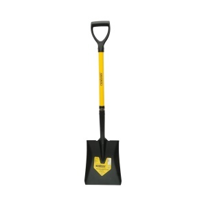 Lopata otel dreapta 235x275x1020mm, coada din fibra de sticla cu maner D Crownman, BK00407