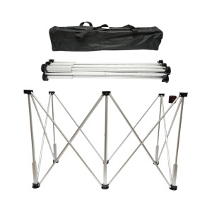Masa de lucru pliabila tip acordeon cu 6 picioare, cadru din aluminiu 116x61x72cm, BK80428