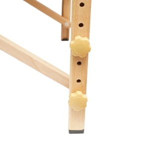 Masa de masaj pliabila portabila 3 zone, cadru lemn, spuma 5cm, inaltime 55-76cm, piele ecologica neagra 60x213cm THOR, THOR, 40TH436 - Img 11