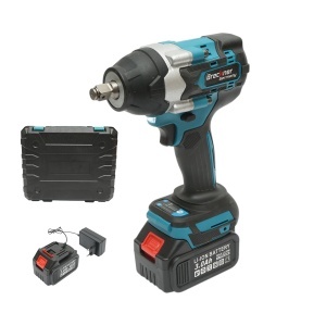 Masina de insurubat cu impact 1/2 inch, 2 acumulatori 21V, 3Ah Li-ion, LED, cuplu 800Nm, motor fara perii (brushless) Breckner Germany, BRECKNER GERMANY, BK92495